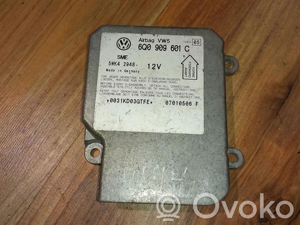 Skoda Fabia Mk1 (6Y) Centralina/modulo airbag 