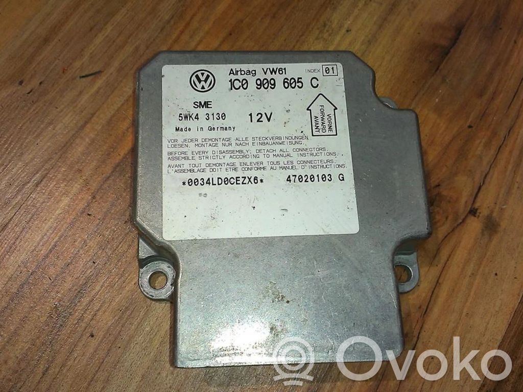 Volkswagen PASSAT B5 Unitate/modul de comandă airbaguri 