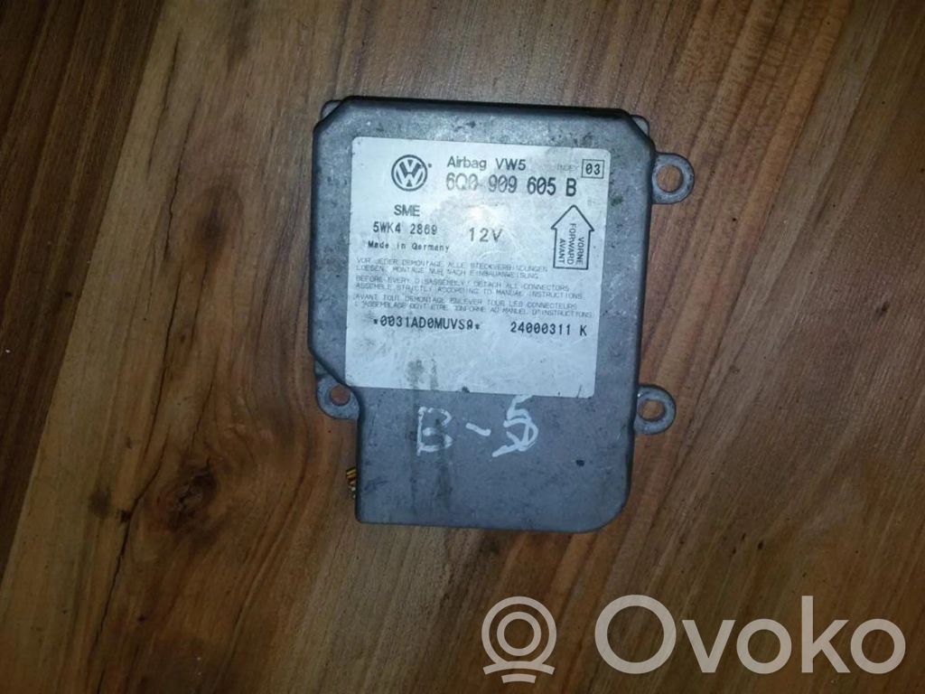 Sterownik / Moduł Airbag   6Q0909605B,0031AD0MUVS9,0031AD0MUVS9,6Q0909605B