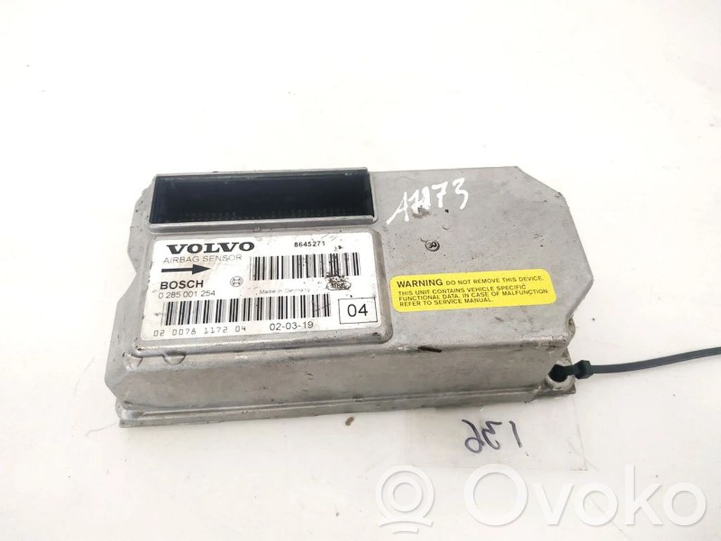 Unitate/modul de comandă airbaguri   8645271,0285001254,0285001254,8645271