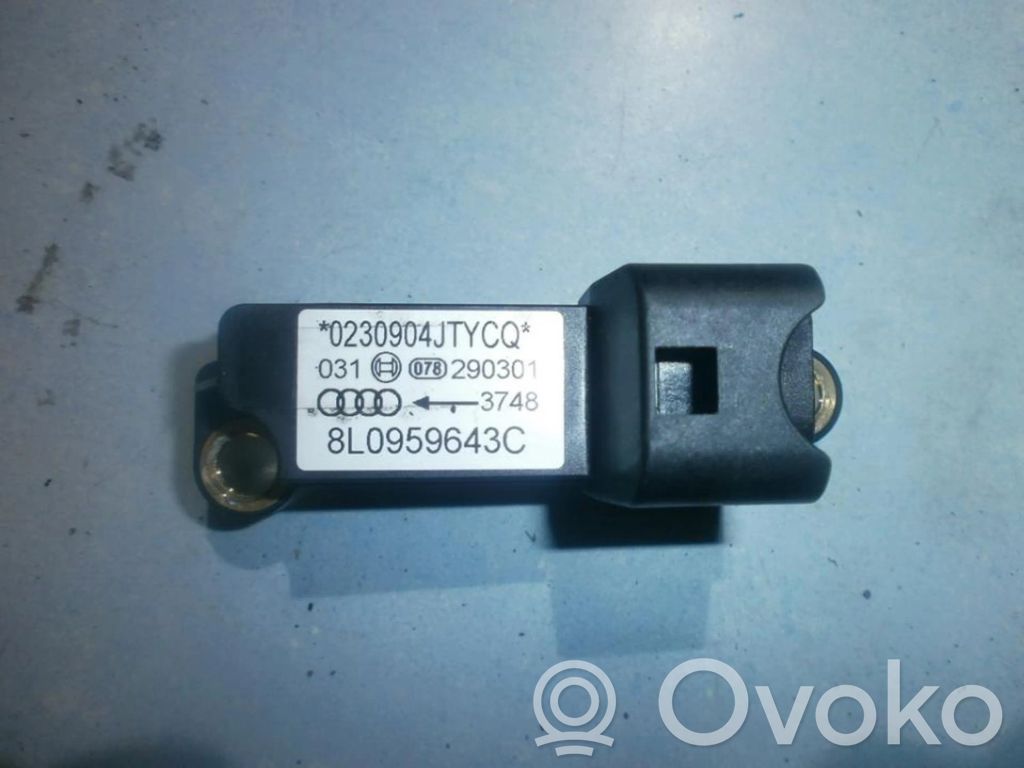 Sensor impacto/accidente para activar Airbag   8L0959643C,0230904JTYCQ,0230904JTYCQ,8L0959643C