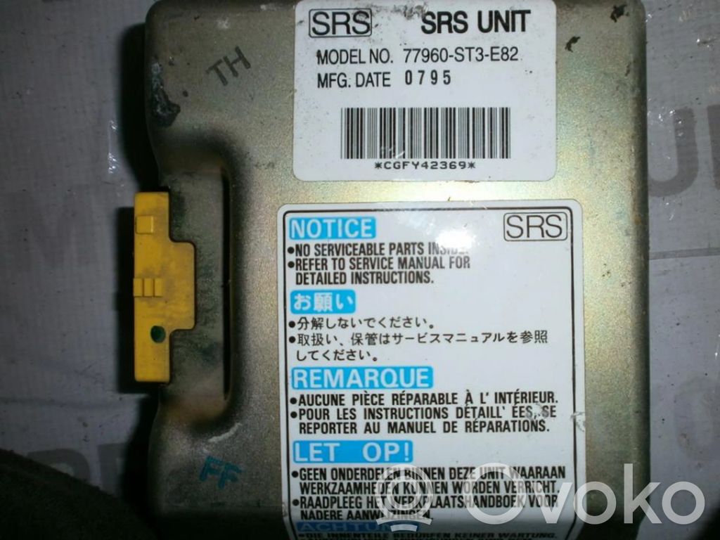 Honda Civic Airbag control unit/module 