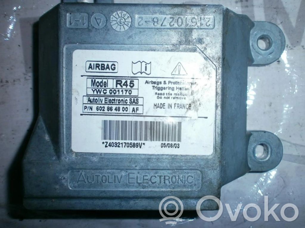 Rover 45 Airbag control unit/module 