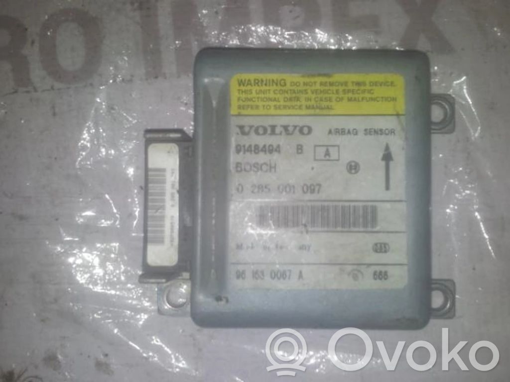 Airbag control unit/module   9148494B,0285001097,0285001097,9148494B