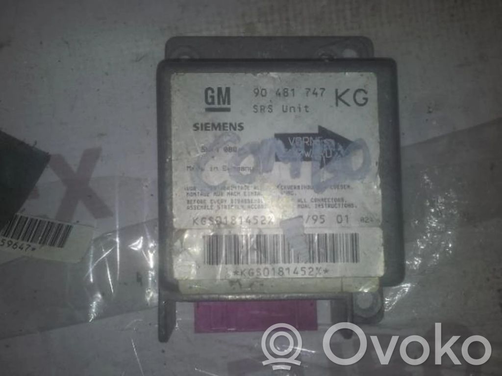 Opel Tigra A Airbag control unit/module 