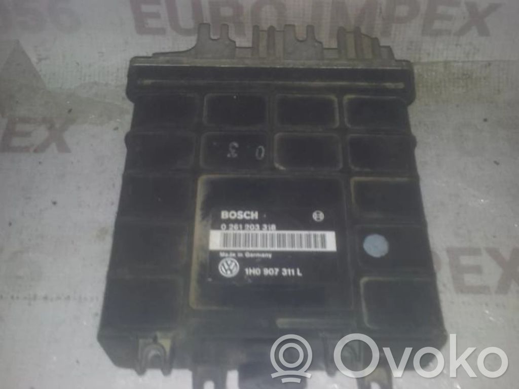Unidad de control/módulo del motor   0261203318,1H0907311L,0261203318,1H0907311L