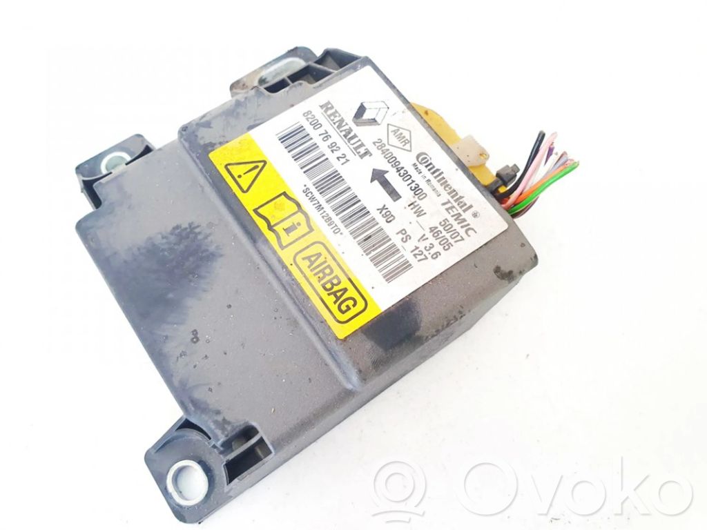 Dacia Logan I Airbag control unit/module 