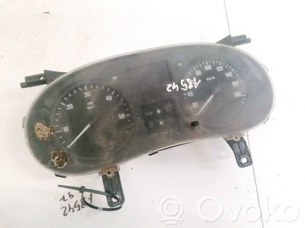 Opel Movano A Vitezometru (grup de instrumente) 