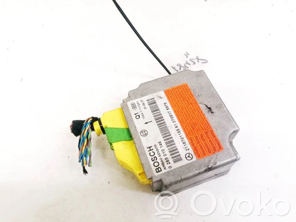 Mercedes-Benz CLS C219 Centralina/modulo airbag 