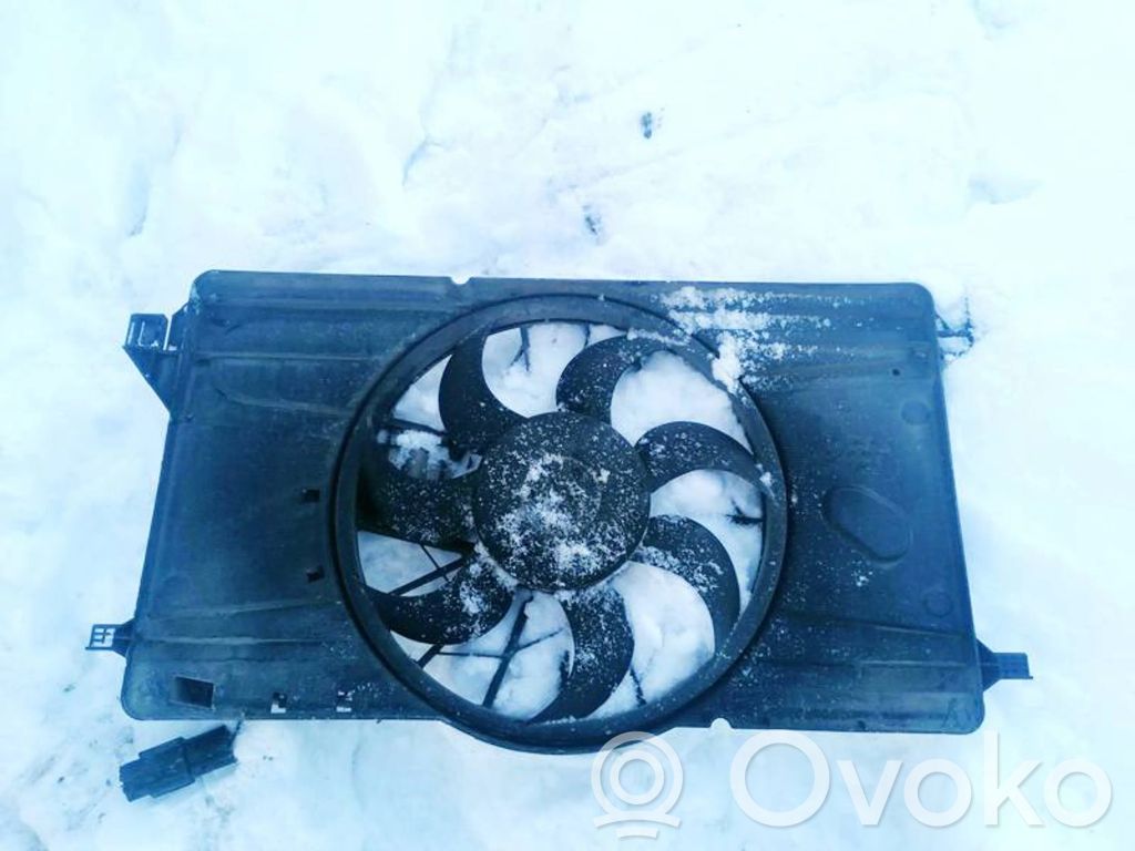 Volvo V50 Osłona wentylatora chłodnicy 