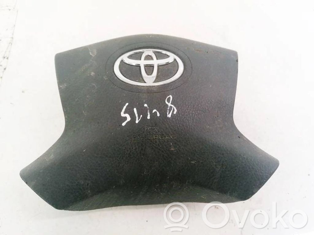Toyota Avensis T250 Poduszka powietrzna Airbag kierownicy
