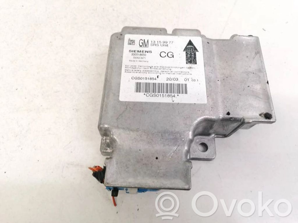 Unidad de control/módulo del Airbag   13159977,330518650,13159977,330518650,5WK43471