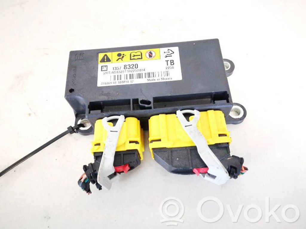Module de contrôle airbag   13578320,13578320