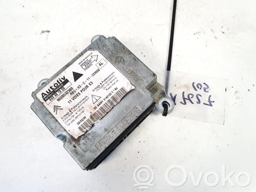 Turvatyynyn ohjainlaite/moduuli   9659532380,603481900,603481900,9659532380