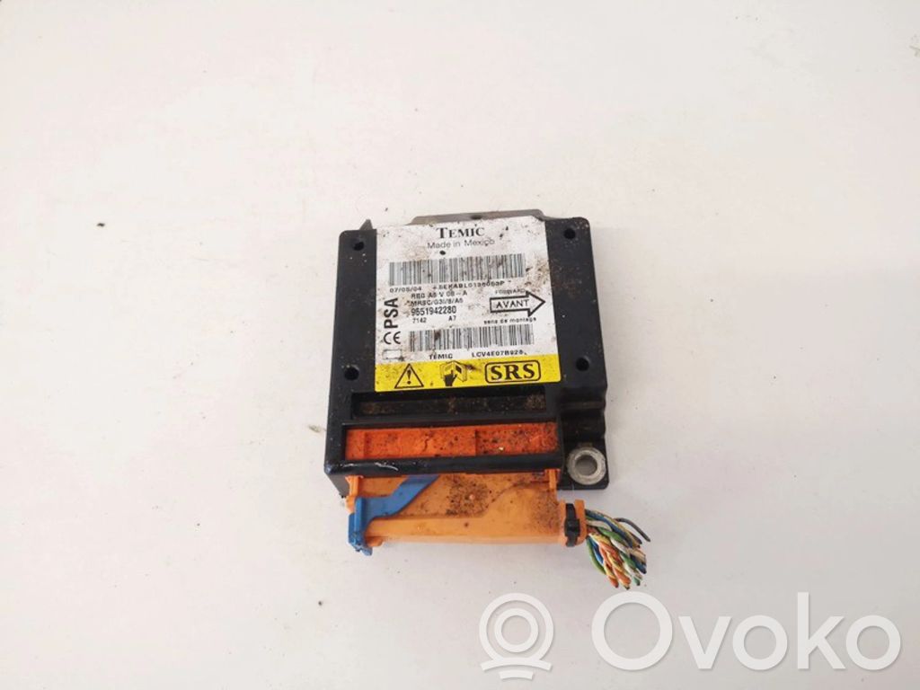 Centralina/modulo airbag   9651942280,9651942280