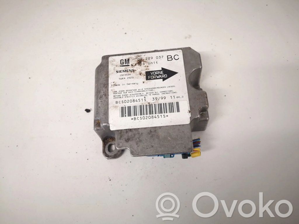 Opel Astra G Centralina/modulo airbag