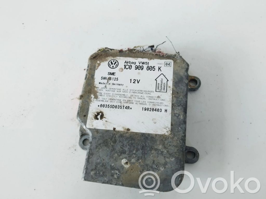 Unidad de control/módulo del Airbag   1C0909605K,19020403H,19020403H,1C0909605K