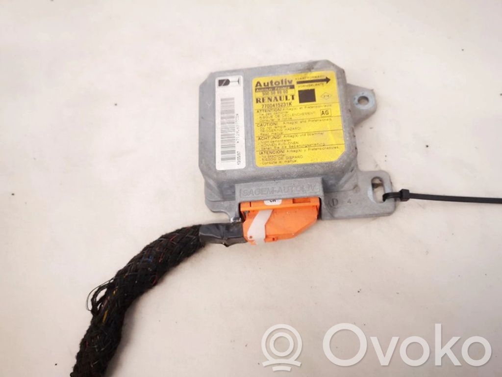 Renault Scenic I Centralina/modulo airbag 
