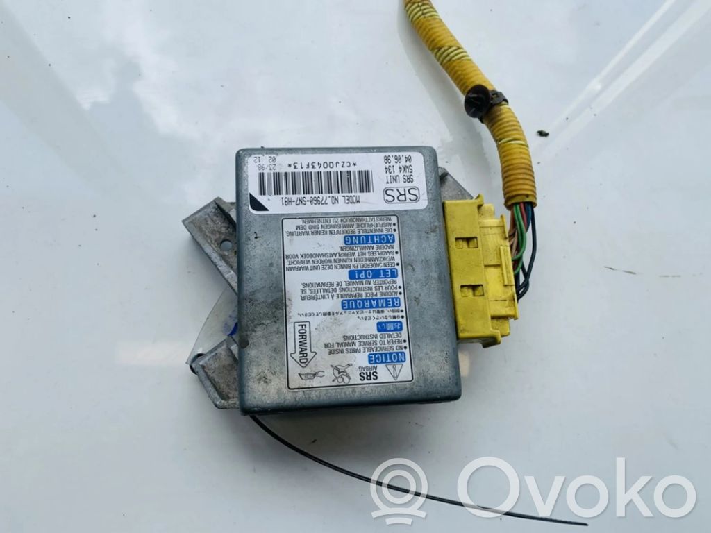 Airbag control unit/module   77960SN7H81,77960SN7H81,5WK4134,77960SN7H81,77960SN7H81