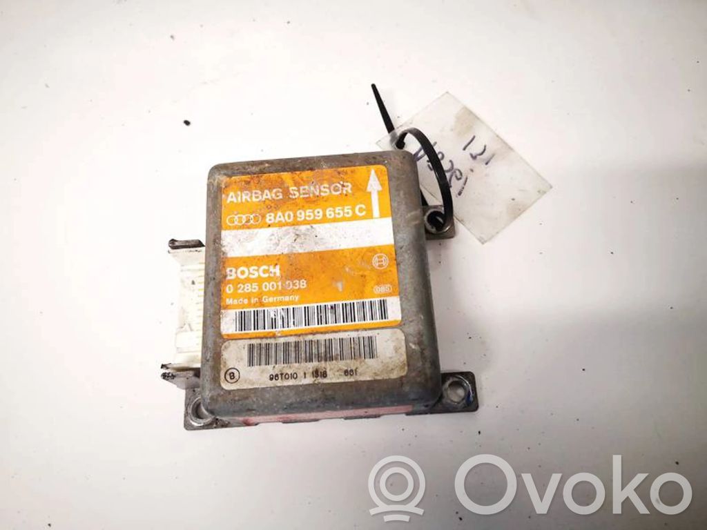 Centralina/modulo airbag   8A0959655C,0285001038,0285001038,8A0959655C