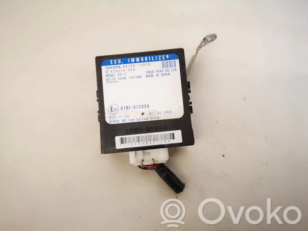Toyota Corolla Verso E121 Unitate/modul comandă imobilizator 