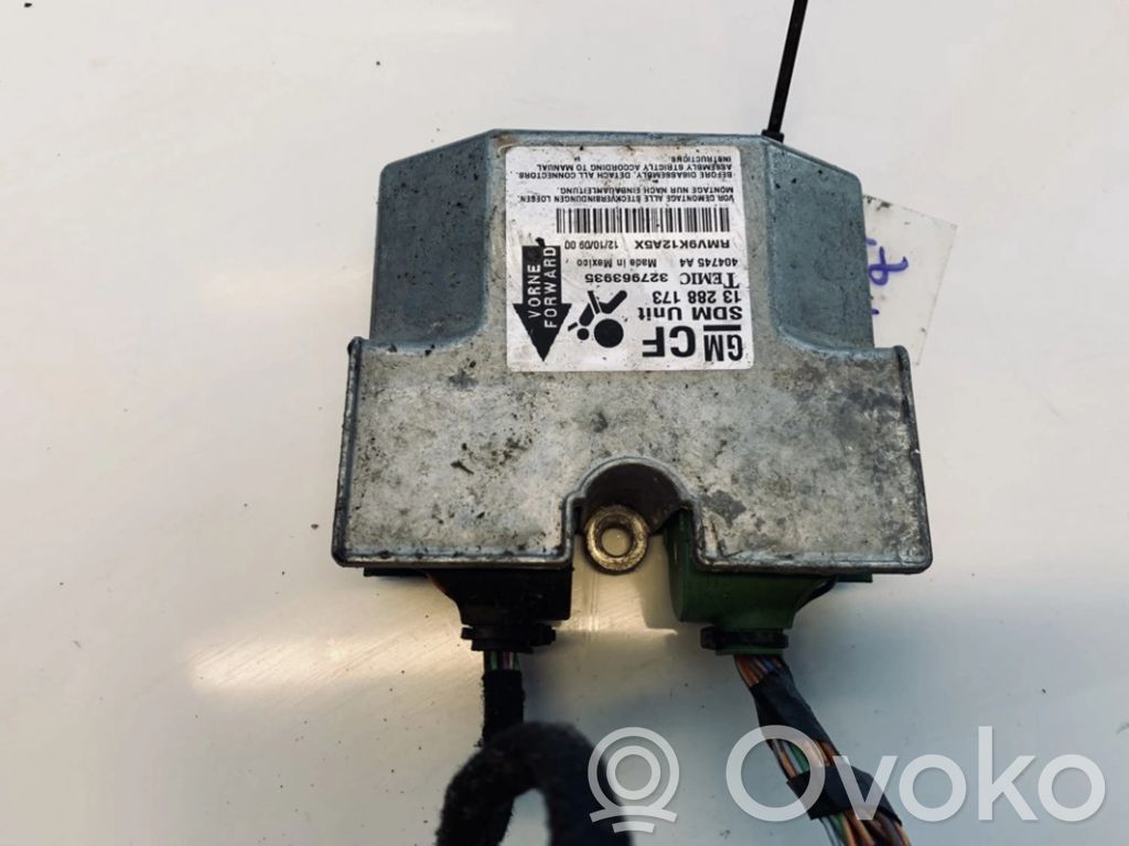 Opel Zafira B Centralina/modulo airbag