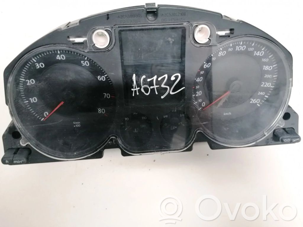 Volkswagen PASSAT B6 Tachimetro (quadro strumenti)