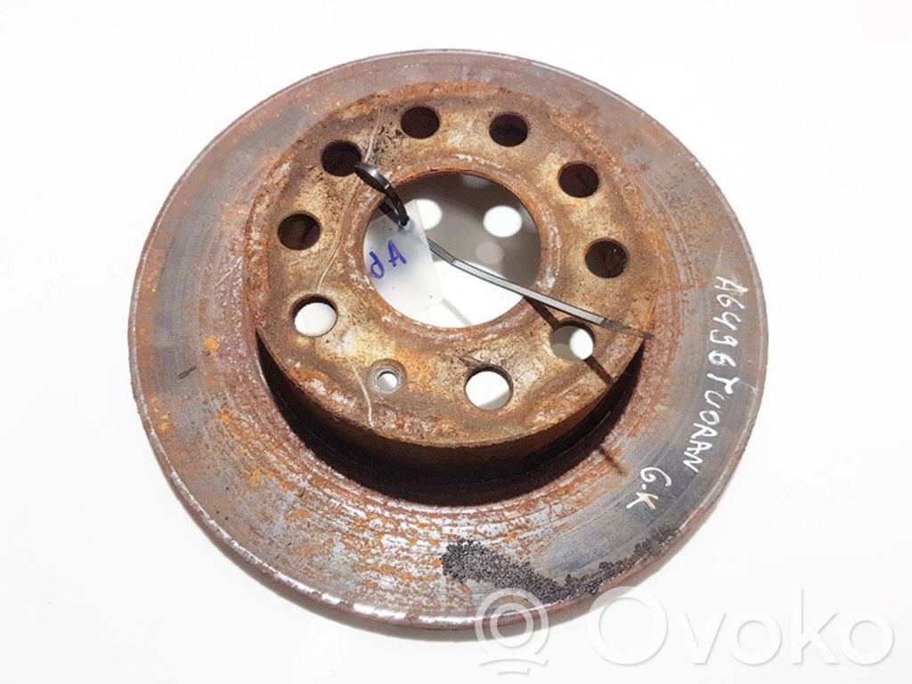 Volkswagen Touran I Bremsscheibe hinten