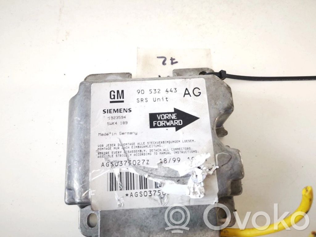 Opel Corsa B Centralina/modulo airbag 