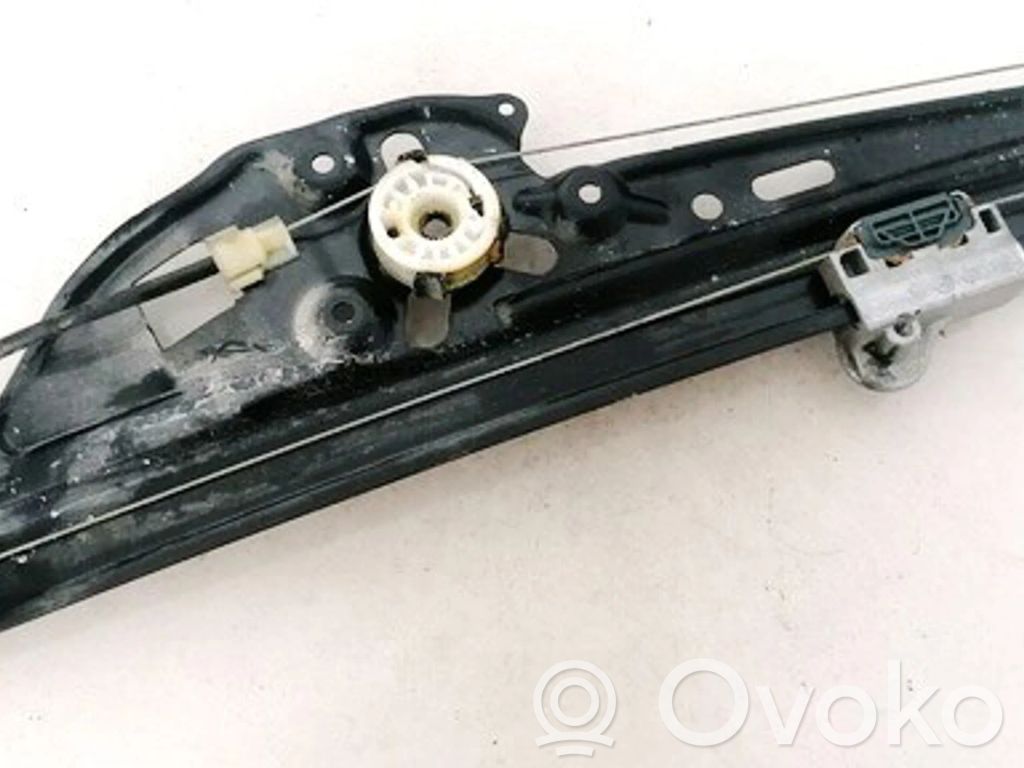 BMW 5 E60 E61 Regulador con motor de la ventanilla de la puerta corredera 