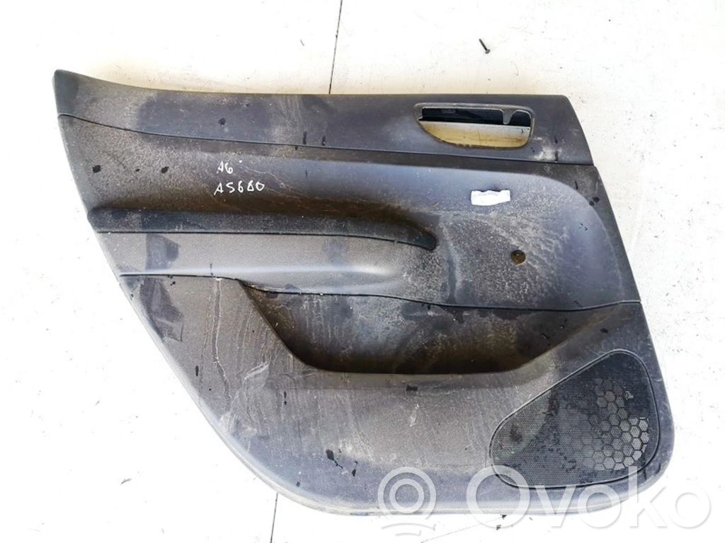 Peugeot 307 Boczki / Poszycie drzwi tylnych 