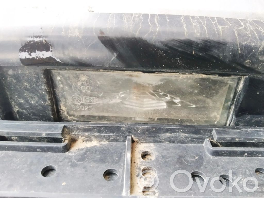 Renault Laguna I Éclairage de plaque d'immatriculation