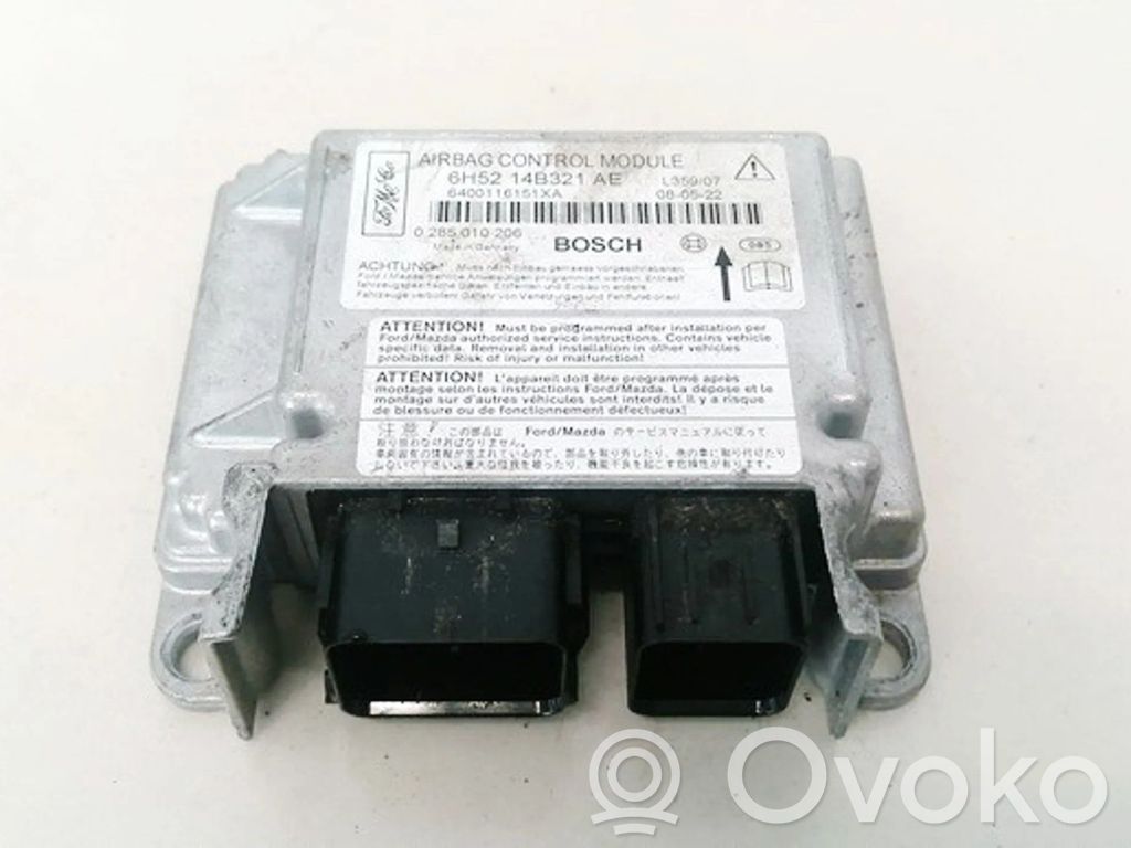 Sterownik / Moduł Airbag   6H5214B321AE,6400116151XA,0285010206,6400116151XA,6H5214B321AE