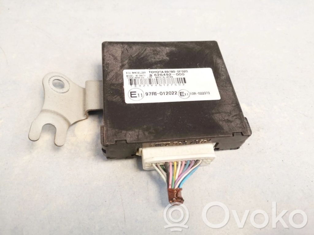 Toyota Corolla Verso AR10 Centralina/modulo immobilizzatore