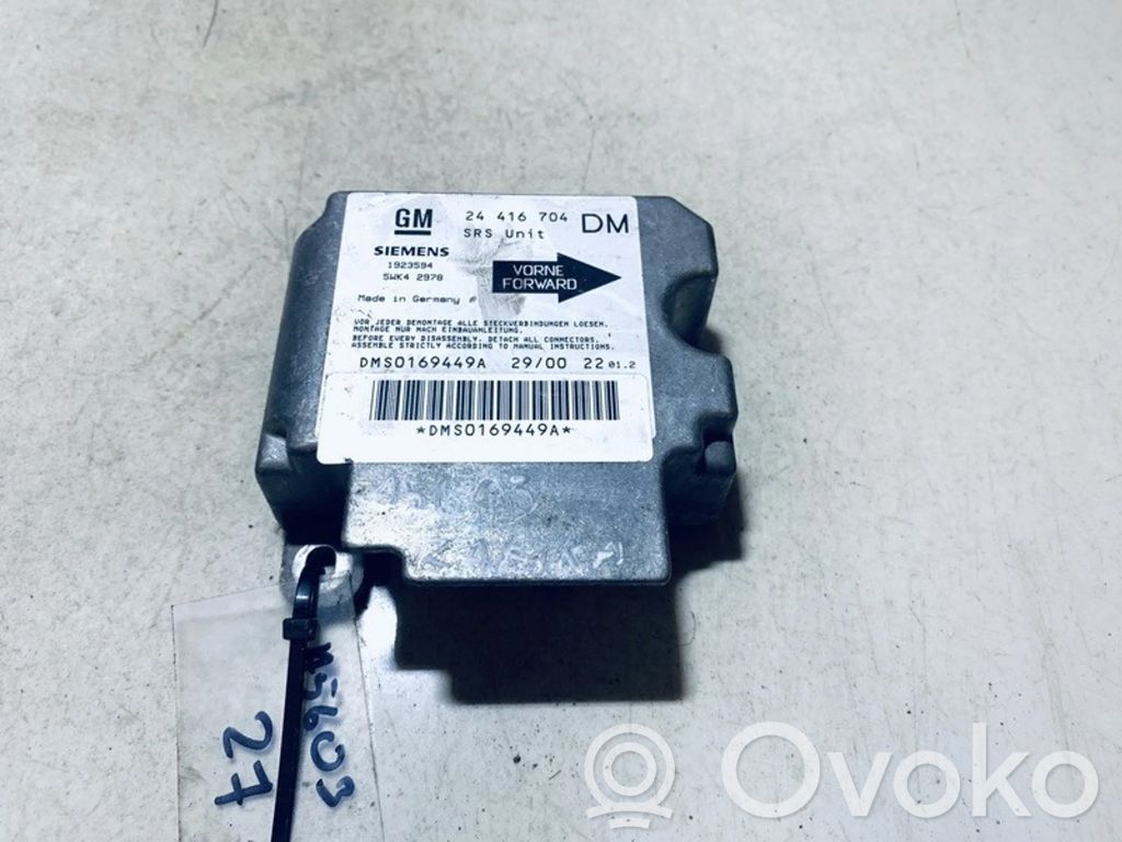 Opel Zafira A Centralina/modulo airbag
