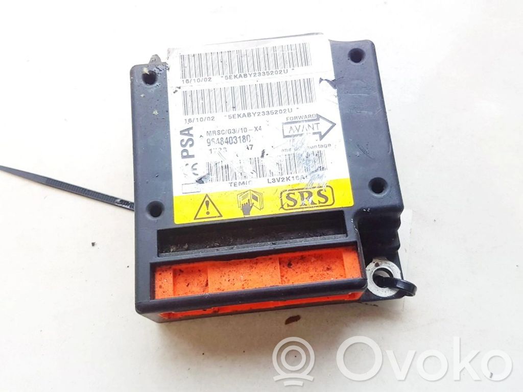 Module de contrôle airbag   9648403180,9648403180
