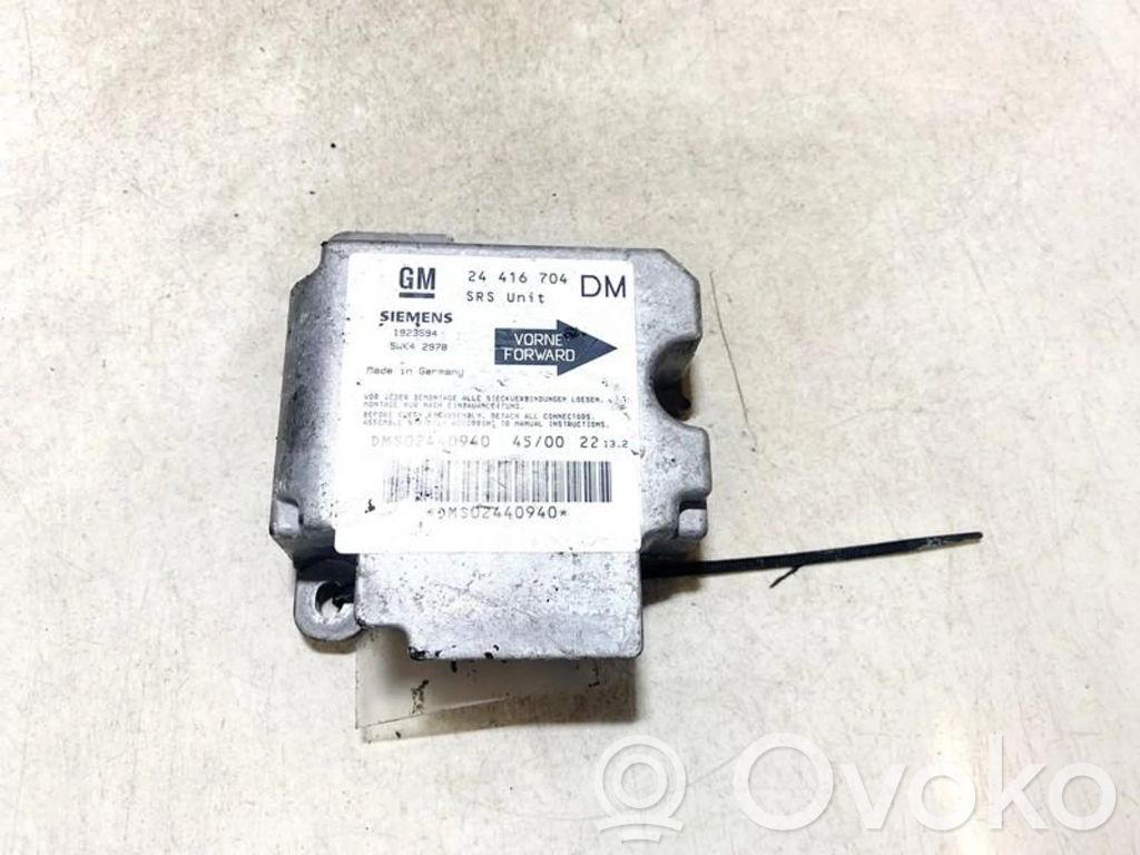 Opel Zafira A Centralina/modulo airbag 
