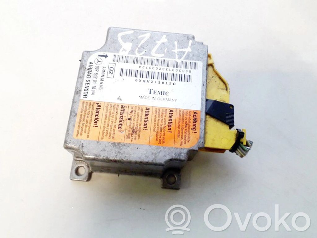 Sterownik / Moduł Airbag   0025428118,D2T0E12ABK9,0025428118,D2T0E12ABK9