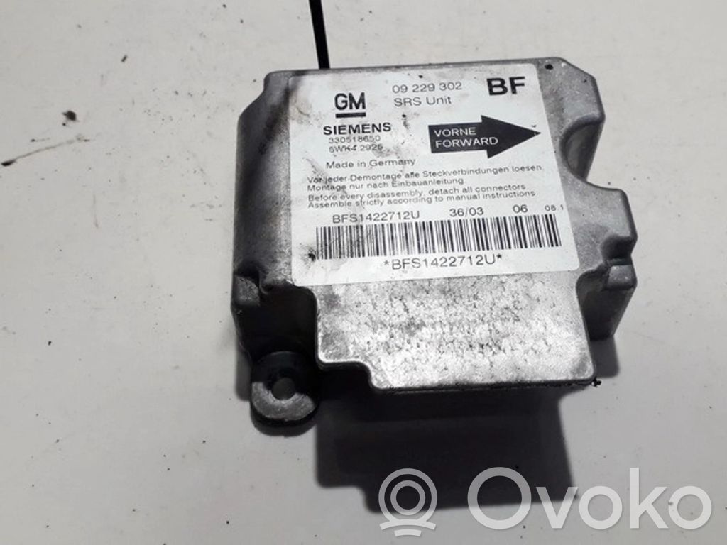 Opel Astra G Centralina/modulo airbag