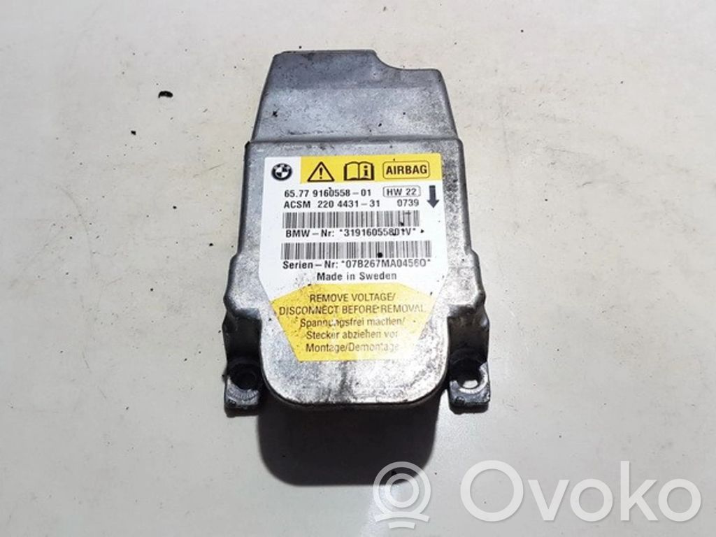 Airbag control unit/module   916055801,916055801,220443131,31916055801V,6577916055801,916055801,916055801