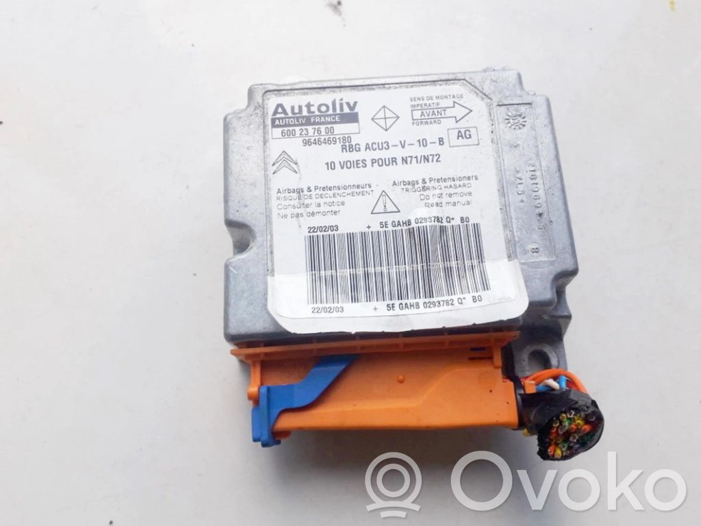 Citroen Xsara Unitate/modul de comandă airbaguri 