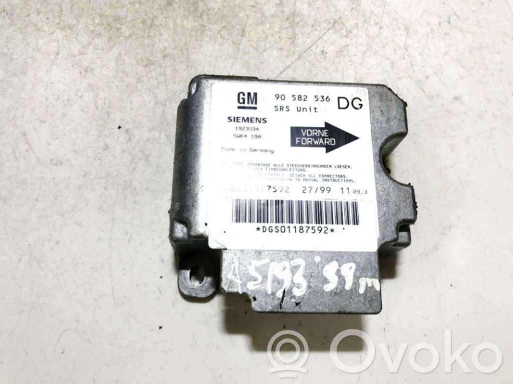 Opel Zafira A Unitate/modul de comandă airbaguri 