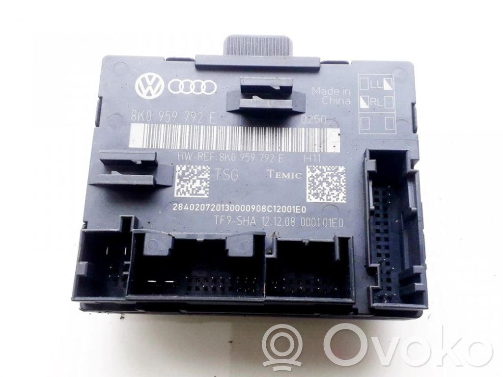 Unidad de control/módulo de la puerta   8K0959792E,000101E0,000101E0,8K0959792E