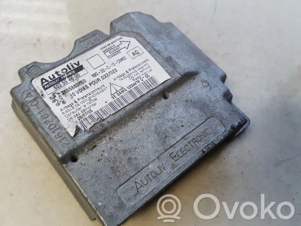 Unidad de control/módulo del Airbag   603554600,9655880880,603554600,9655880880