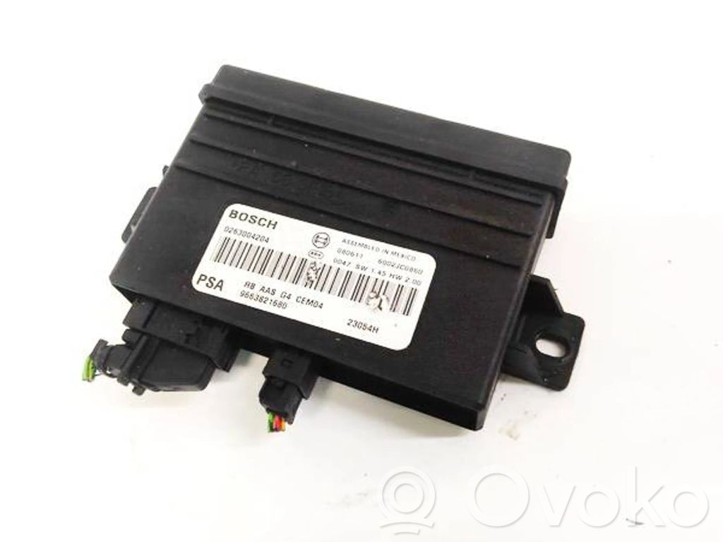 Unité de commande, module PDC aide au stationnement   9663821680,6002JC0860,6002JC0860,9663821680