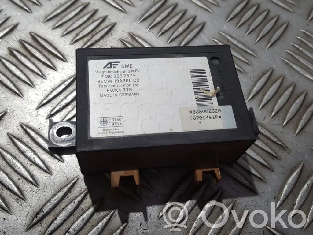 Seat Alhambra (Mk1) Unitate/modul comandă imobilizator 