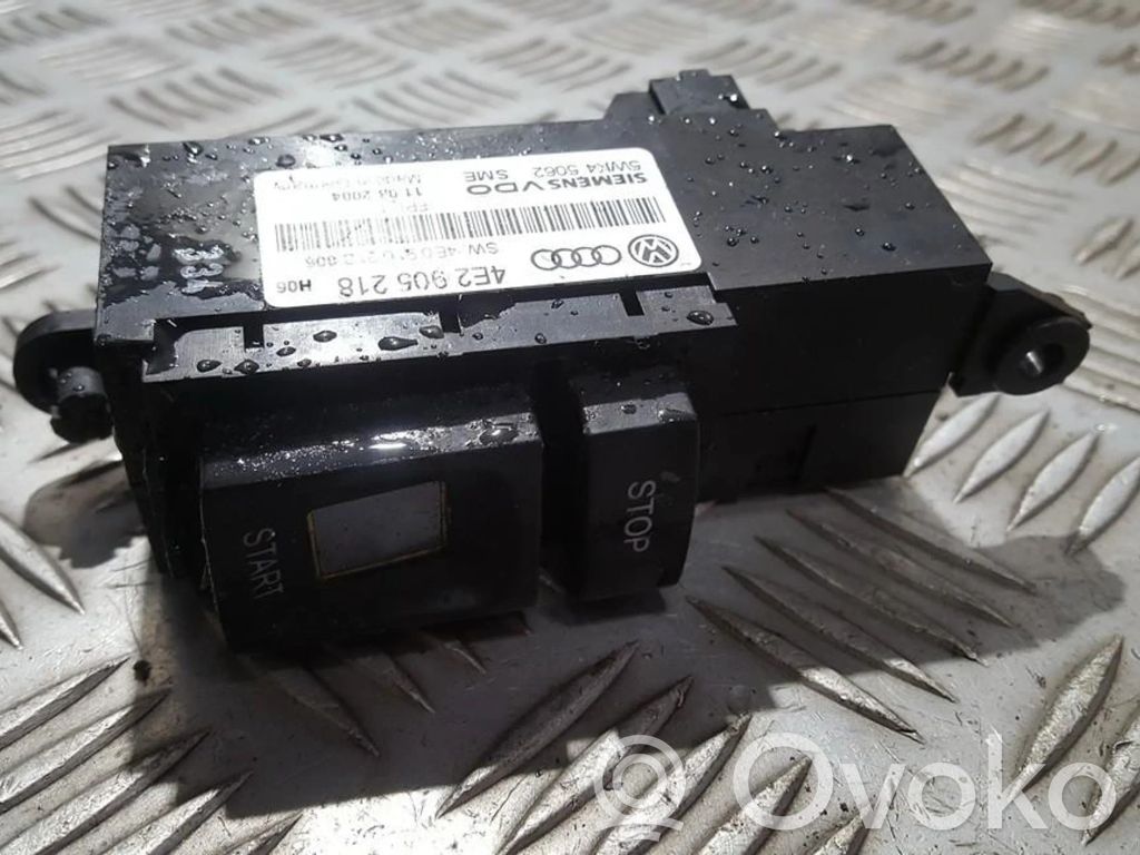 Audi A8 S8 D3 4E Engine start stop button switch 