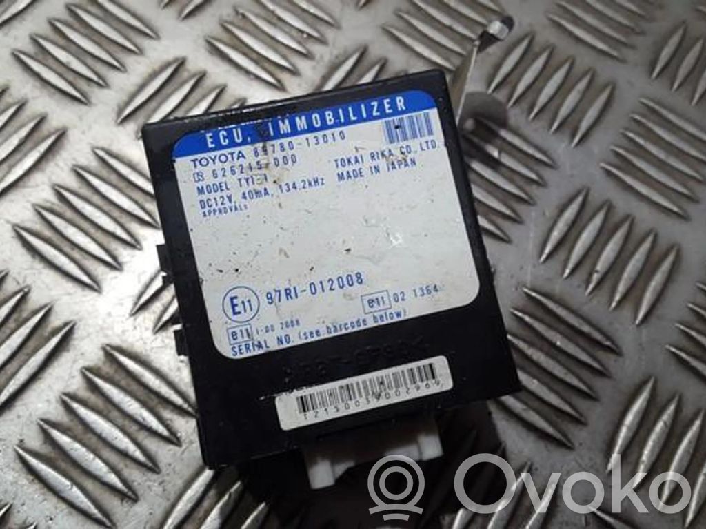 Toyota Corolla Verso E121 Unitate/modul comandă imobilizator 