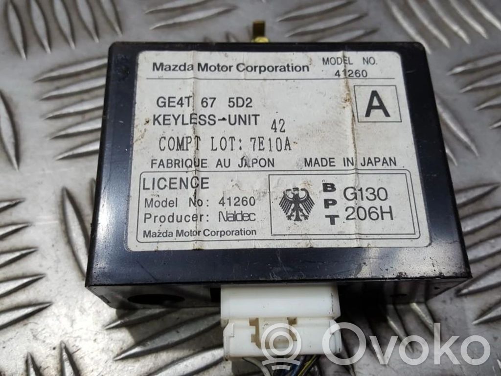 Immobilizer control unit/module   GE4T675D2,41260,41260,GE4T675D2