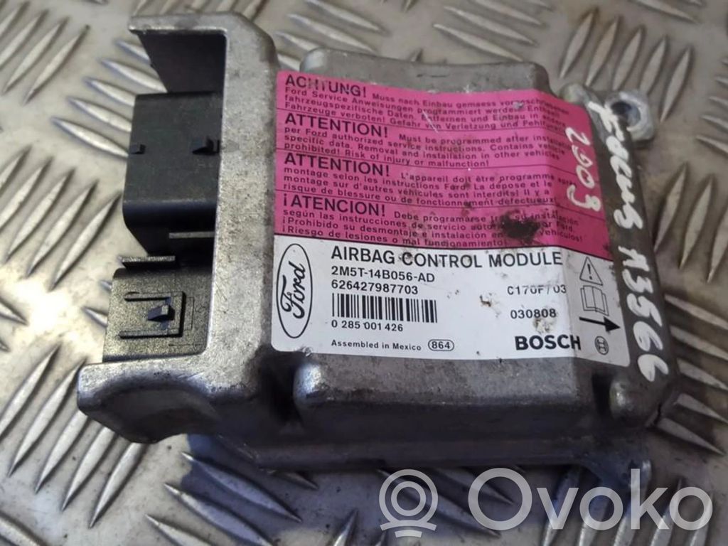 Airbag control unit/module   2M5T14B056AD,2M5T14B056AD,0285001426,030808,2M5T14B056AD,2M5T14B056AD